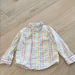 Janie and jack gingham shirt